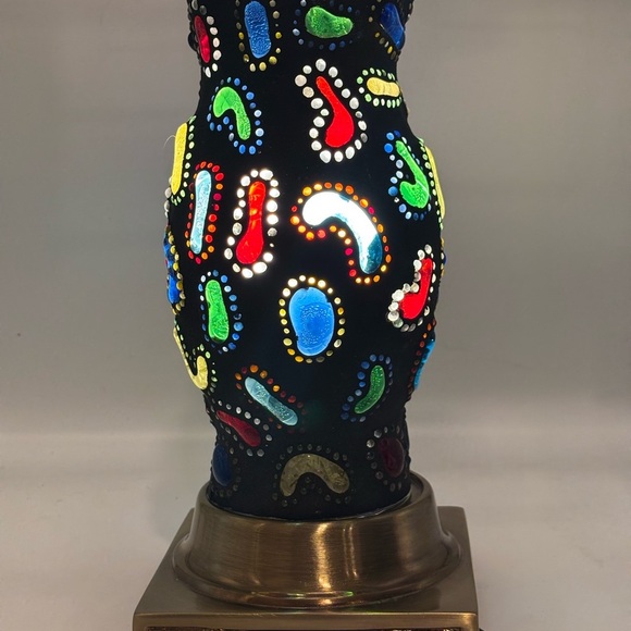 Colorful Mosaic Table Lamp - Picture 1 of 9
